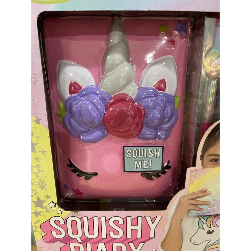 Its So Me Squishy Diary Personalize Your Own Unicorn Girl Kid Gift Set